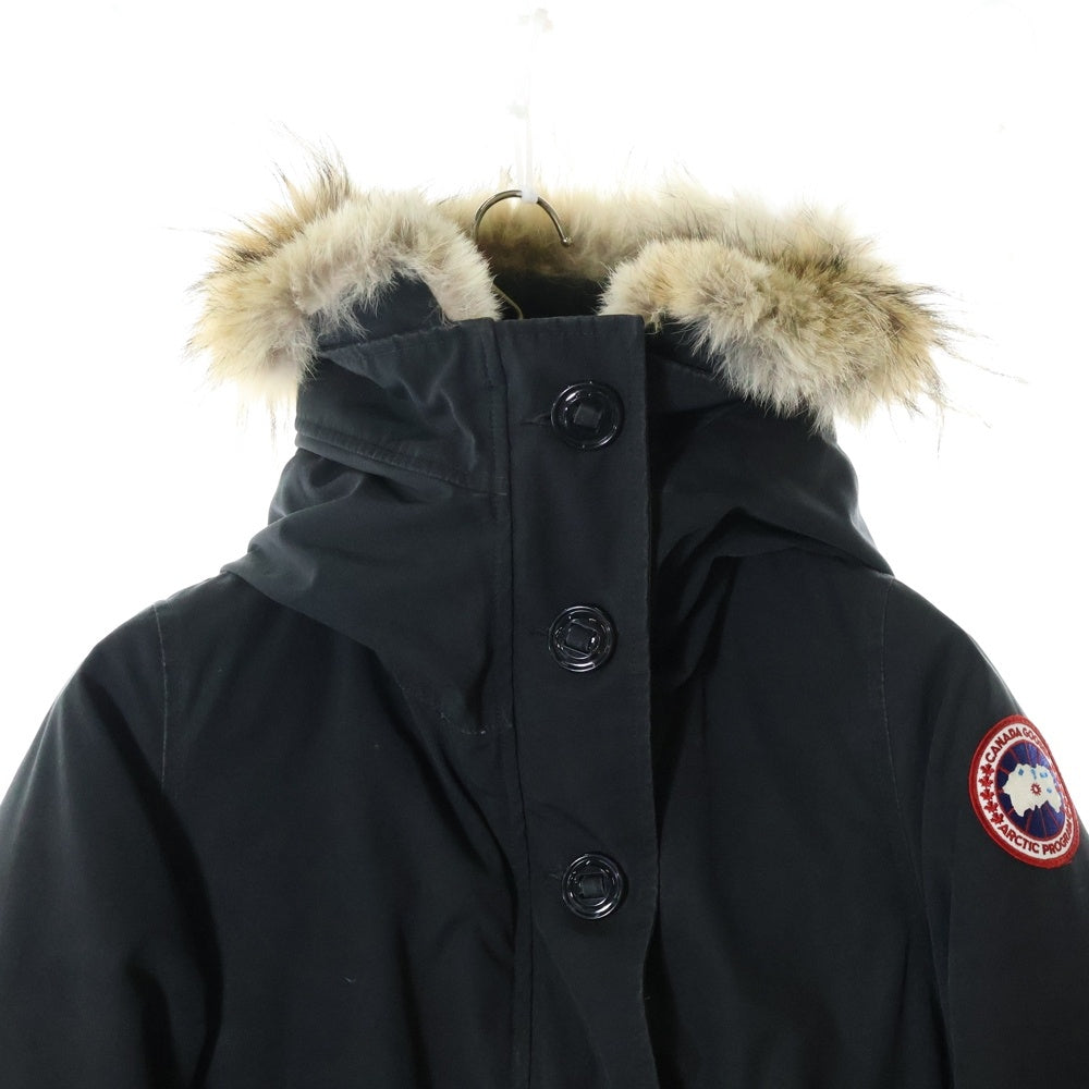CANADA GOOSE(カナダグース) BRONTE PARKA ブロンテ ファー フード付き ダウン ジャケット コート ブラック 2600JL