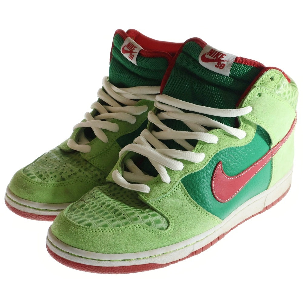 NIKE(ナイキ) 【観賞用2008年製】Dunk High Pro Dr. Feelgood FOREST/VARSITY RED エスビーダンクハイプロ ドクターフィールグッド ハイカットスニーカー 305050‐362 US11/29.0cm