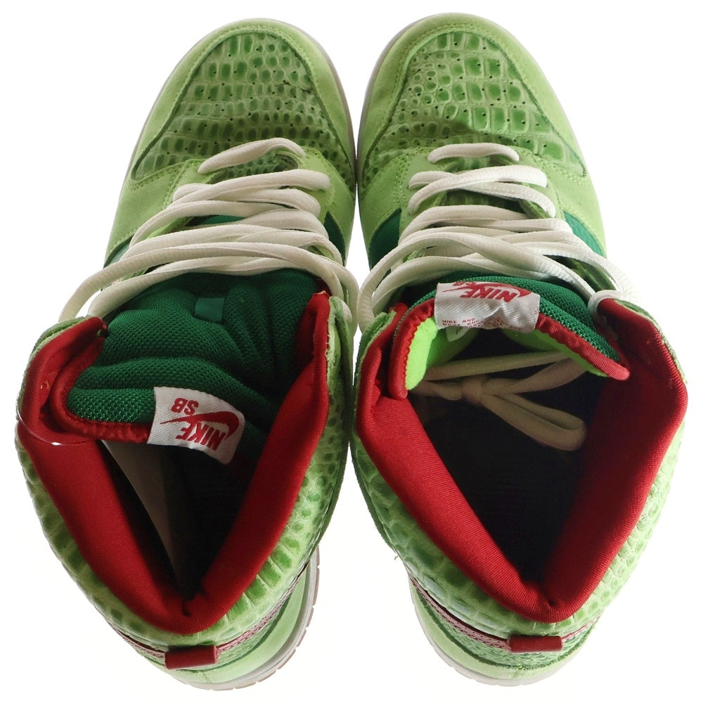NIKE(ナイキ) 【観賞用2008年製】Dunk High Pro Dr. Feelgood FOREST/VARSITY RED エスビーダンクハイプロ ドクターフィールグッド ハイカットスニーカー 305050‐362 US11/29.0cm