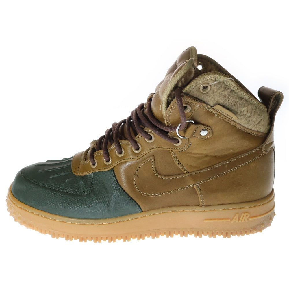 NIKE(ナイキ) AIR FORCE 1 DUCKBOOT エアフォースワン ダックブーツ ハイカットスニーカー ブラウン 444745-201