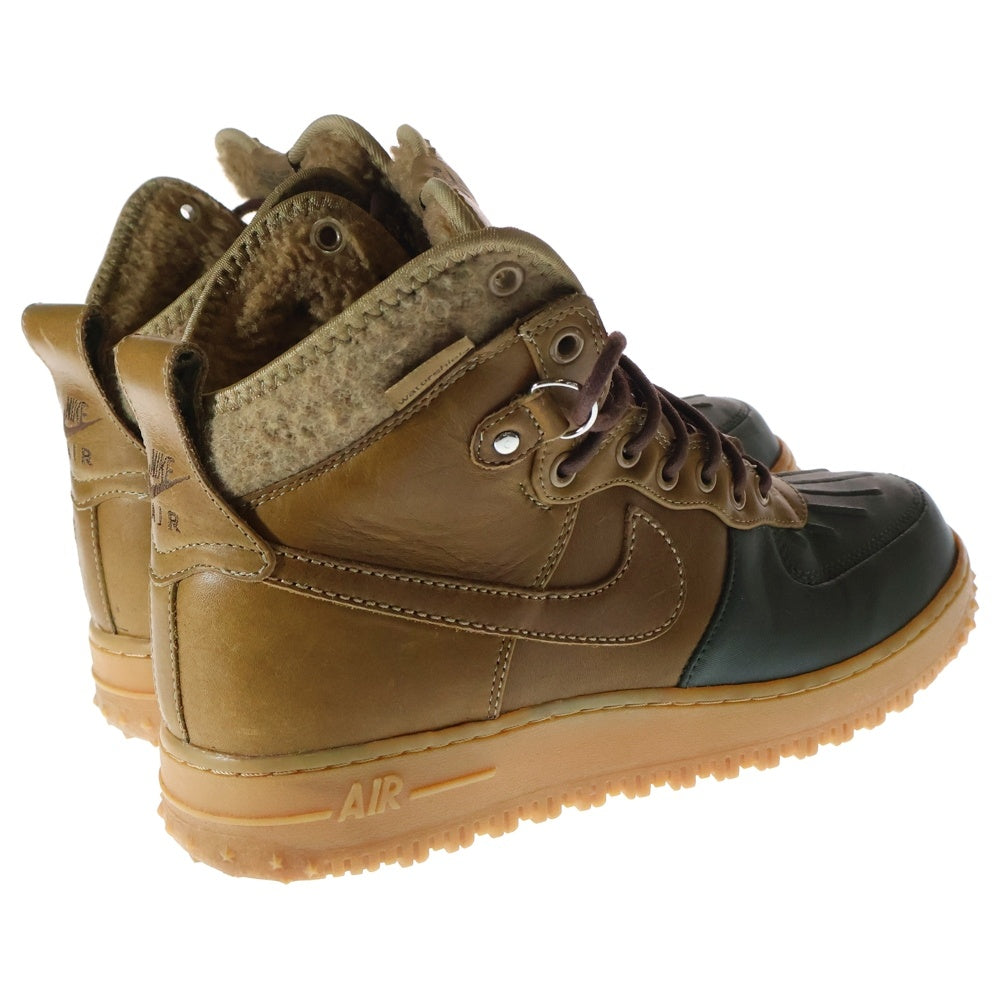 NIKE(ナイキ) AIR FORCE 1 DUCKBOOT エアフォースワン ダックブーツ ハイカットスニーカー ブラウン 444745-201