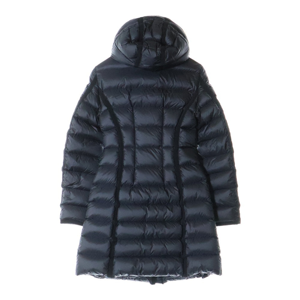 MONCLER(モンクレール) 20AW HERMIFUR エルミファー ファー付き フーデッドジャケット ロングダウンコート ブラック レディース E20934990015