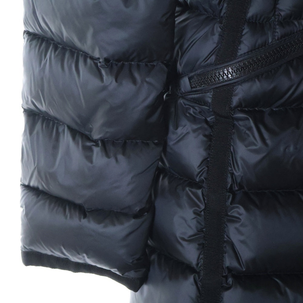 MONCLER(モンクレール) 20AW HERMIFUR エルミファー ファー付き フーデッドジャケット ロングダウンコート ブラック レディース E20934990015
