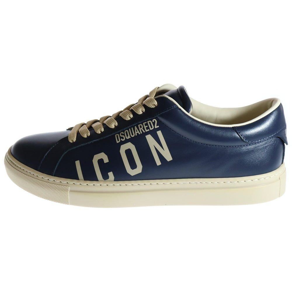 DSQUARED2(ディースクエアード) CASSETTA カッセッタ ローカットスニーカー ネイビー 43 SNM0384 01500001