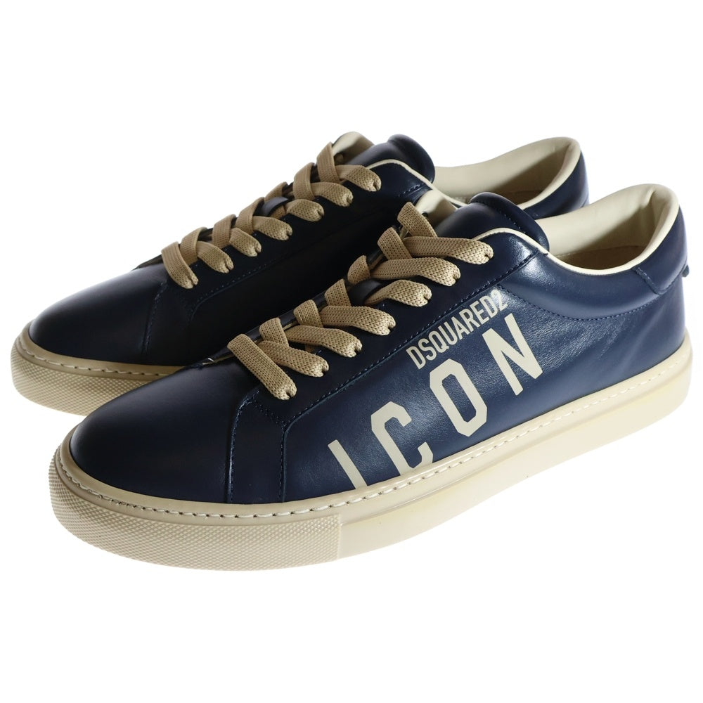 DSQUARED2(ディースクエアード) CASSETTA カッセッタ ローカットスニーカー ネイビー 43 SNM0384 01500001