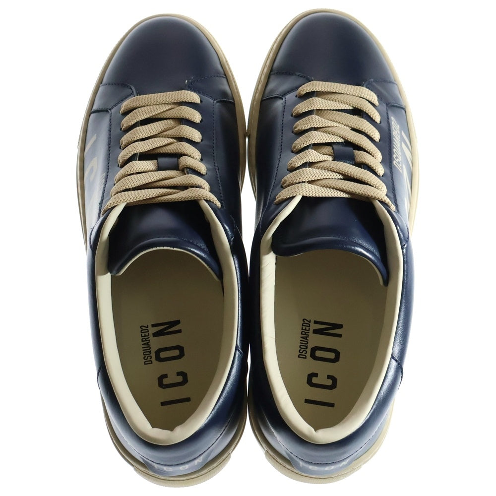 DSQUARED2(ディースクエアード) CASSETTA カッセッタ ローカットスニーカー ネイビー 43 SNM0384 01500001