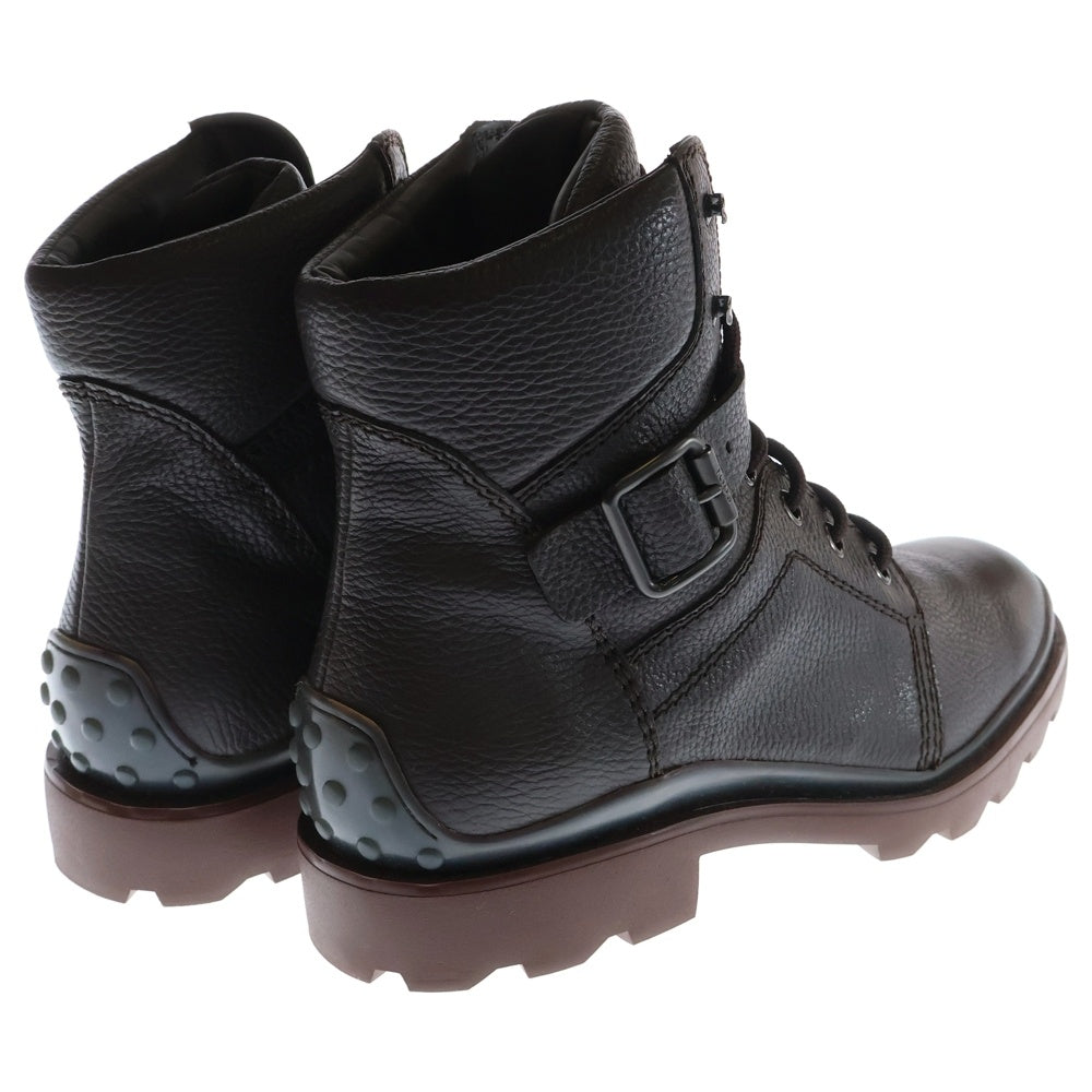 TOD'S(トッズ) ベルテッドブーツ ブラウン 9 TDXM04EEF10VYP