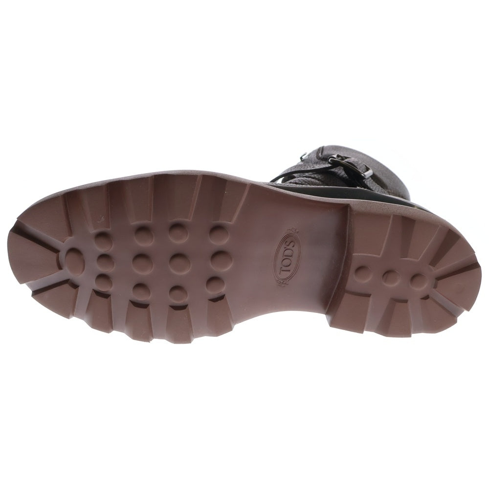 TOD'S(トッズ) ベルテッドブーツ ブラウン 9 TDXM04EEF10VYP