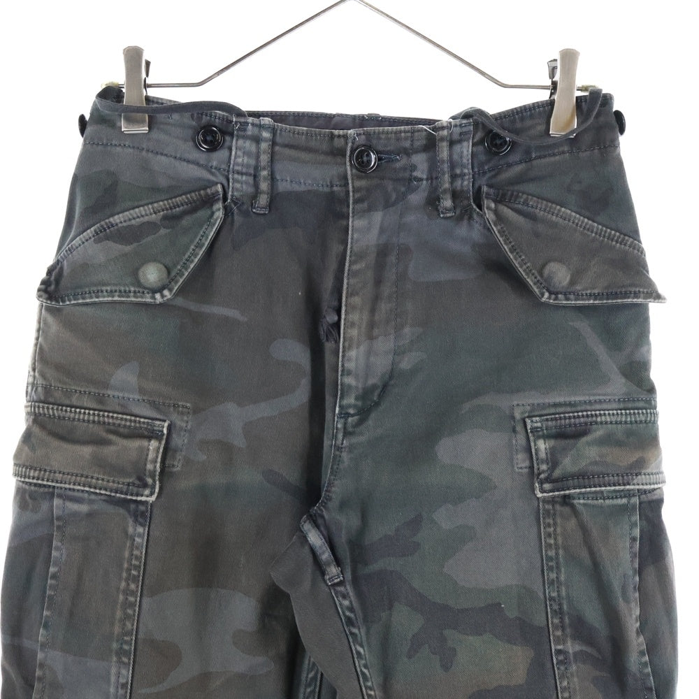 RON HERMAN(ロンハーマン) マルチポケット カモフラ柄 カーゴパンツ カーキ/ブラウン RH-18AW-003