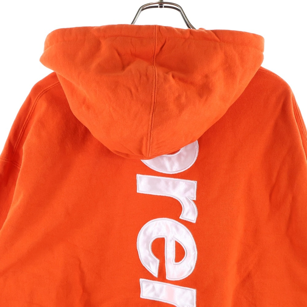 SUPREME(シュプリーム) 24AW Applique Hooded Sweatshirt アップリケ フーデッド プルオーバーパーカー オレンジ