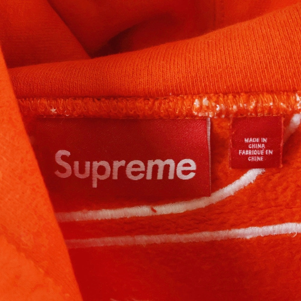 SUPREME(シュプリーム) 24AW Applique Hooded Sweatshirt アップリケ フーデッド プルオーバーパーカー オレンジ