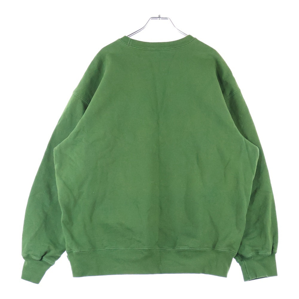 SUPREME(シュプリーム) 20AW Small Box Crewneck スモールボックスロゴ クルーネック 長袖スウェットトレーナー カーキ