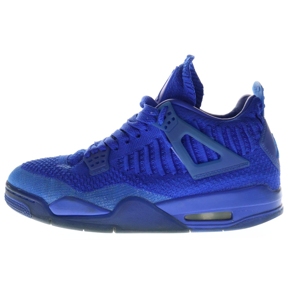 NIKE(ナイキ) AIR JORDAN 4 Flyknit Hyper Royal エアジョーダン 4 フライニット ハイパーロイヤル ハイカットスニーカー ブルー US8.5/26.5cm AQ3559-400