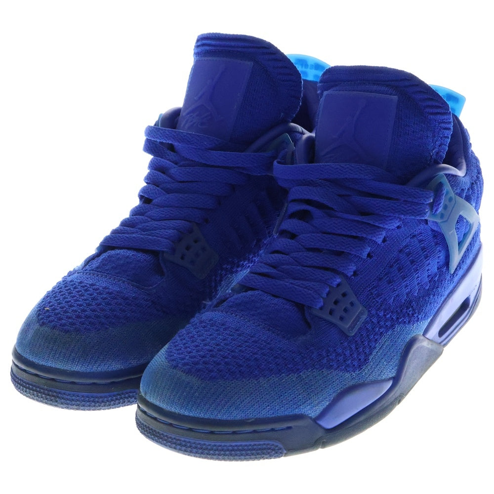 NIKE(ナイキ) AIR JORDAN 4 Flyknit Hyper Royal エアジョーダン 4 フライニット ハイパーロイヤル ハイカットスニーカー ブルー US8.5/26.5cm AQ3559-400