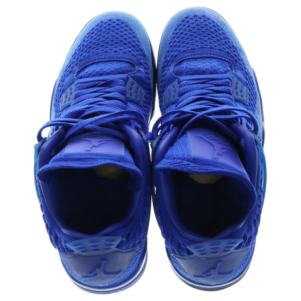 NIKE(ナイキ) AIR JORDAN 4 Flyknit Hyper Royal エアジョーダン 4 フライニット ハイパーロイヤル ハイカットスニーカー ブルー US8.5/26.5cm AQ3559-400