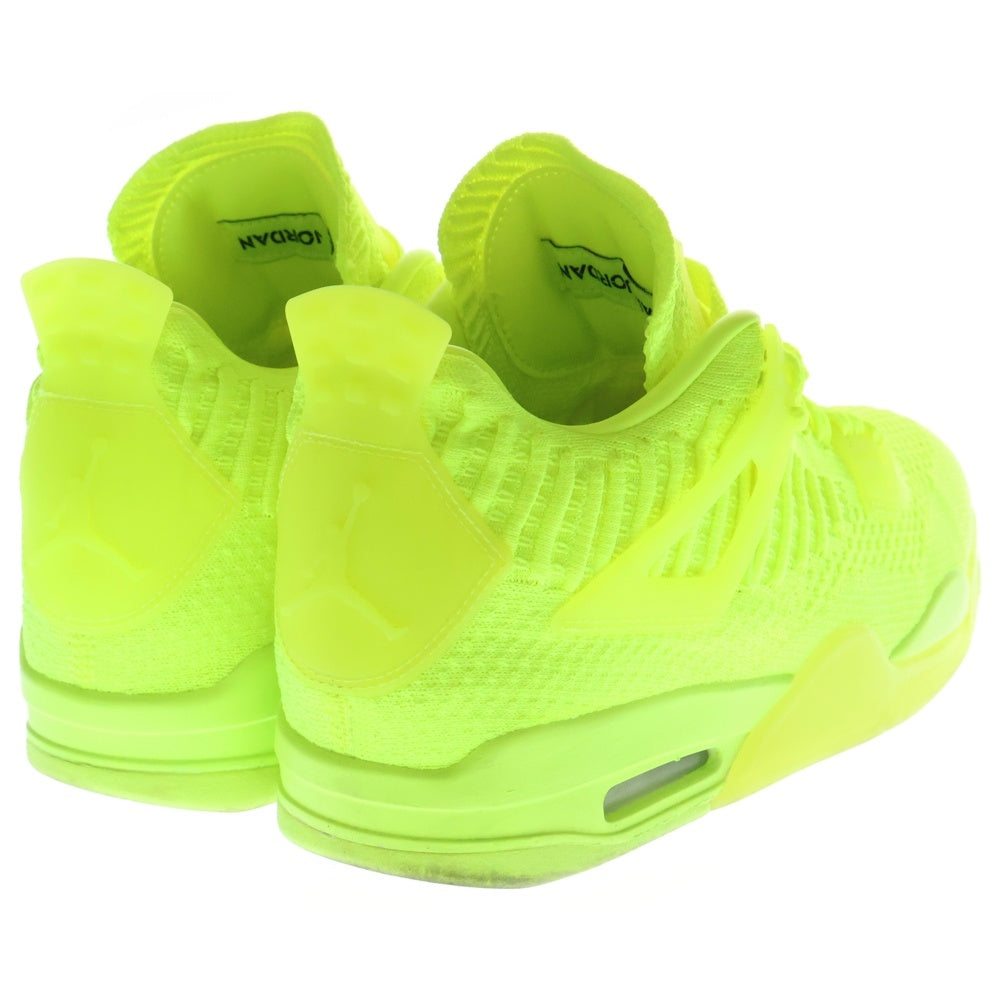 NIKE(ナイキ) AIR JORDAN 4 RETRO FLYKNIT VOLT エアジョーダン4 レトロ フライニット ボルト ハイカットスニーカー イエロー US8.5/26.5cm AQ3559-700