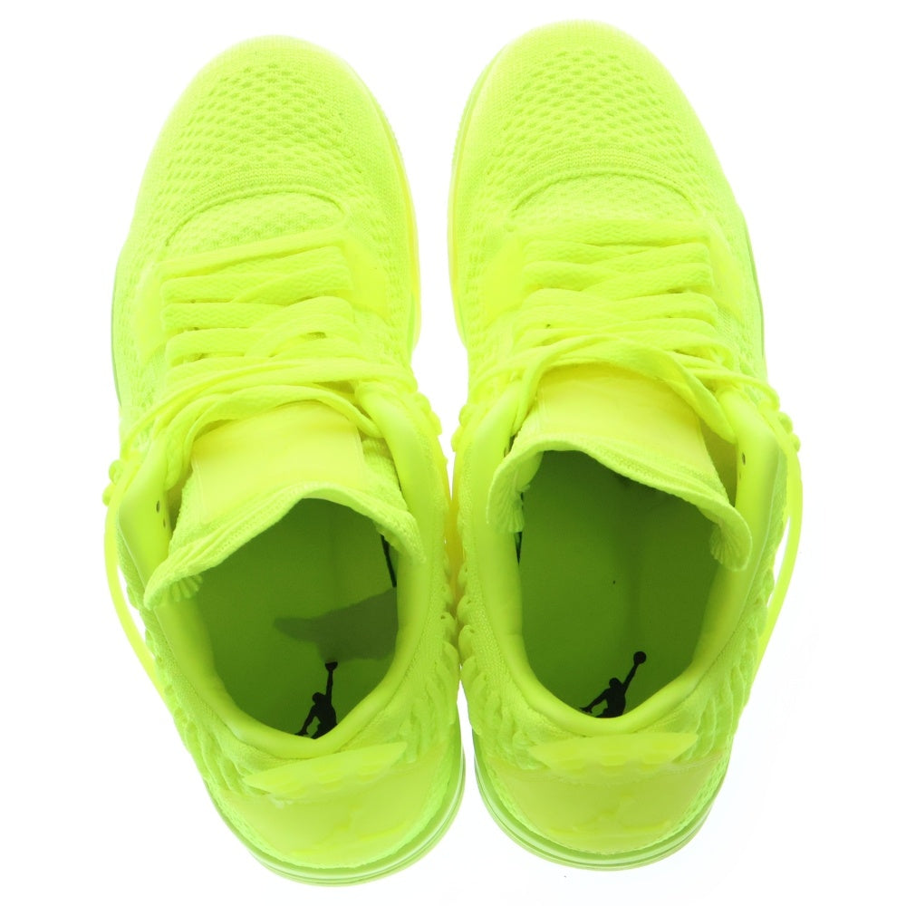 NIKE(ナイキ) AIR JORDAN 4 RETRO FLYKNIT VOLT エアジョーダン4 レトロ フライニット ボルト ハイカットスニーカー イエロー US8.5/26.5cm AQ3559-700