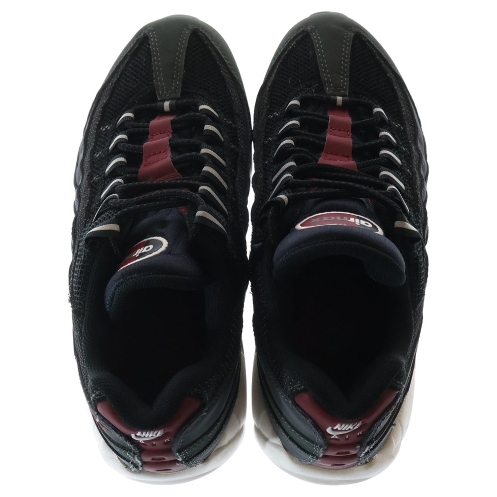 NIKE(ナイキ) AIRMAX 95 ESSENTIAL エアマックス エッセンシャル ローカットスニーカー ブラック/レッド US8.5/26.5cm DQ3982-001