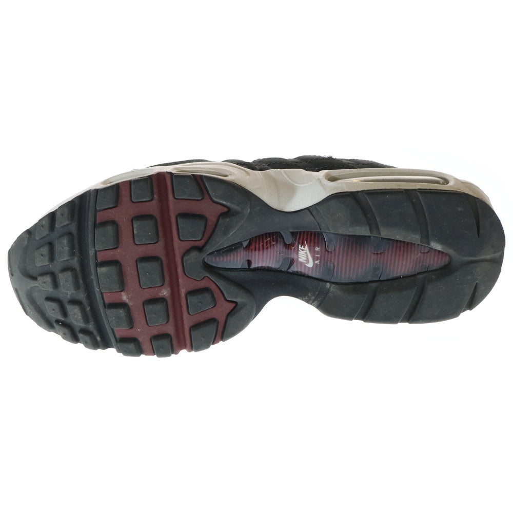 NIKE(ナイキ) AIRMAX 95 ESSENTIAL エアマックス エッセンシャル ローカットスニーカー ブラック/レッド US8.5/26.5cm DQ3982-001