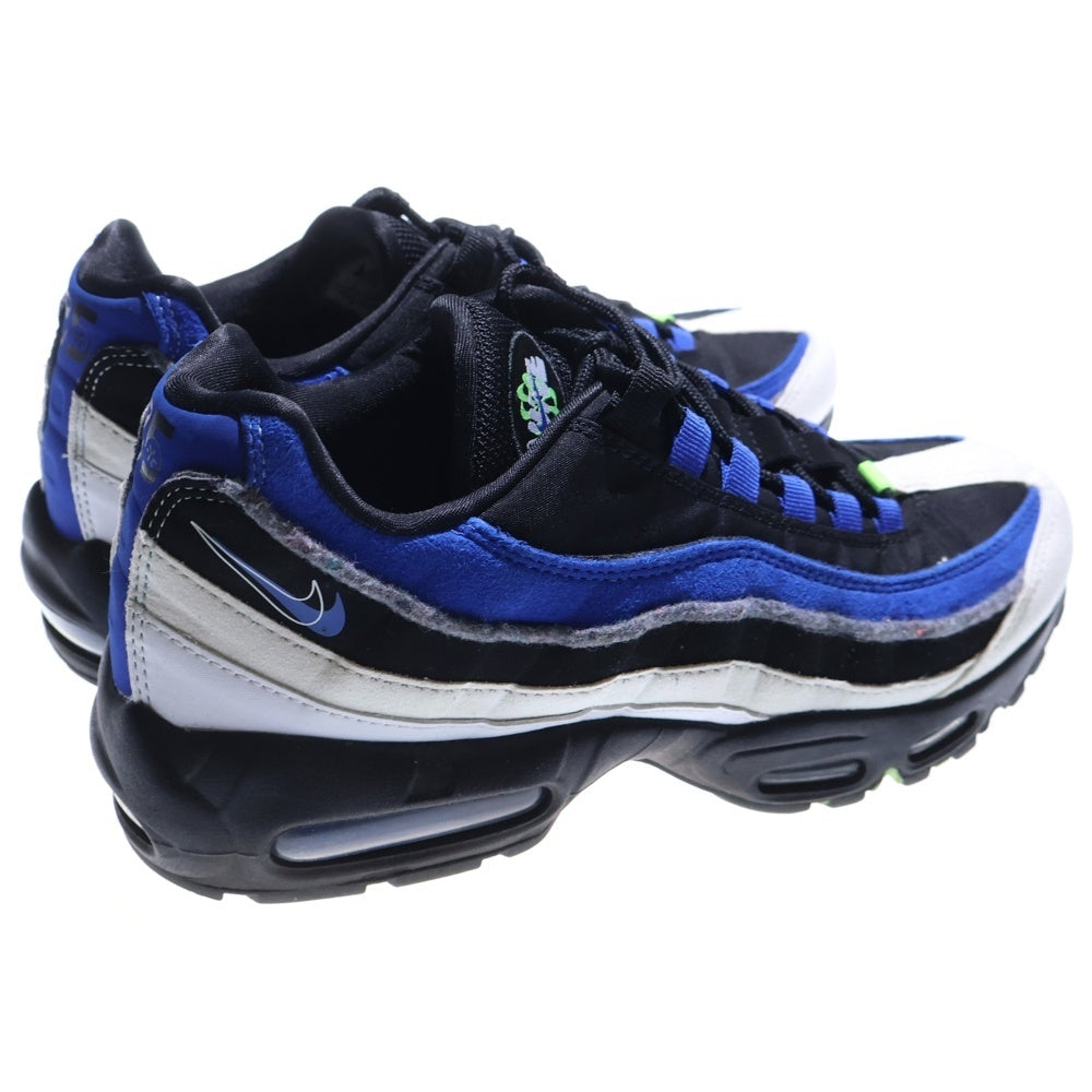 NIKE(ナイキ) AIR MAX 95 SE エアマックス ローカットスニーカー ブラック/ブルー US8.5/26.5cm DQ0268-001