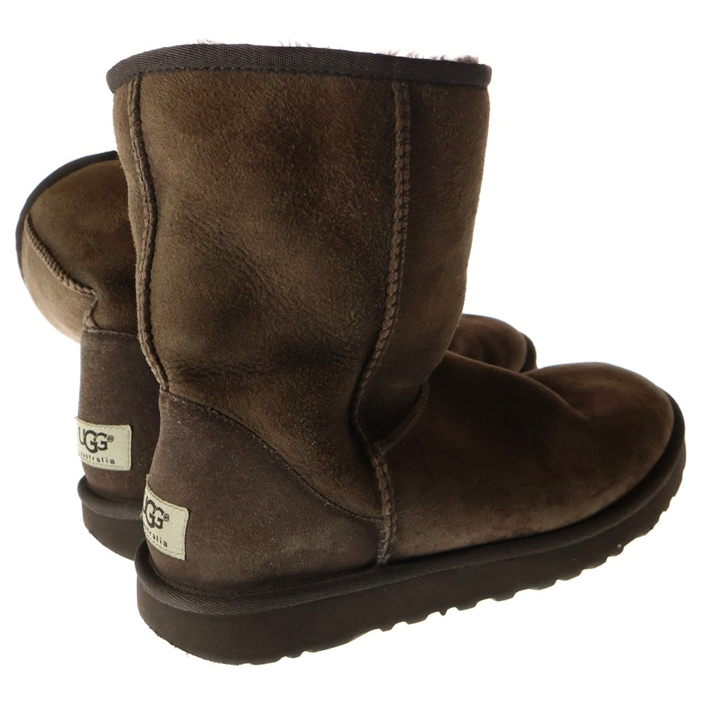 UGG(アグ) クラシック ショート ムートンブーツ ブラウン US7/24.0cm 5825