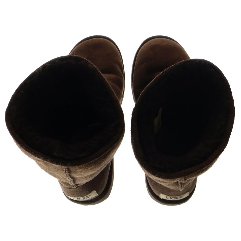 UGG(アグ) クラシック ショート ムートンブーツ ブラウン US7/24.0cm 5825
