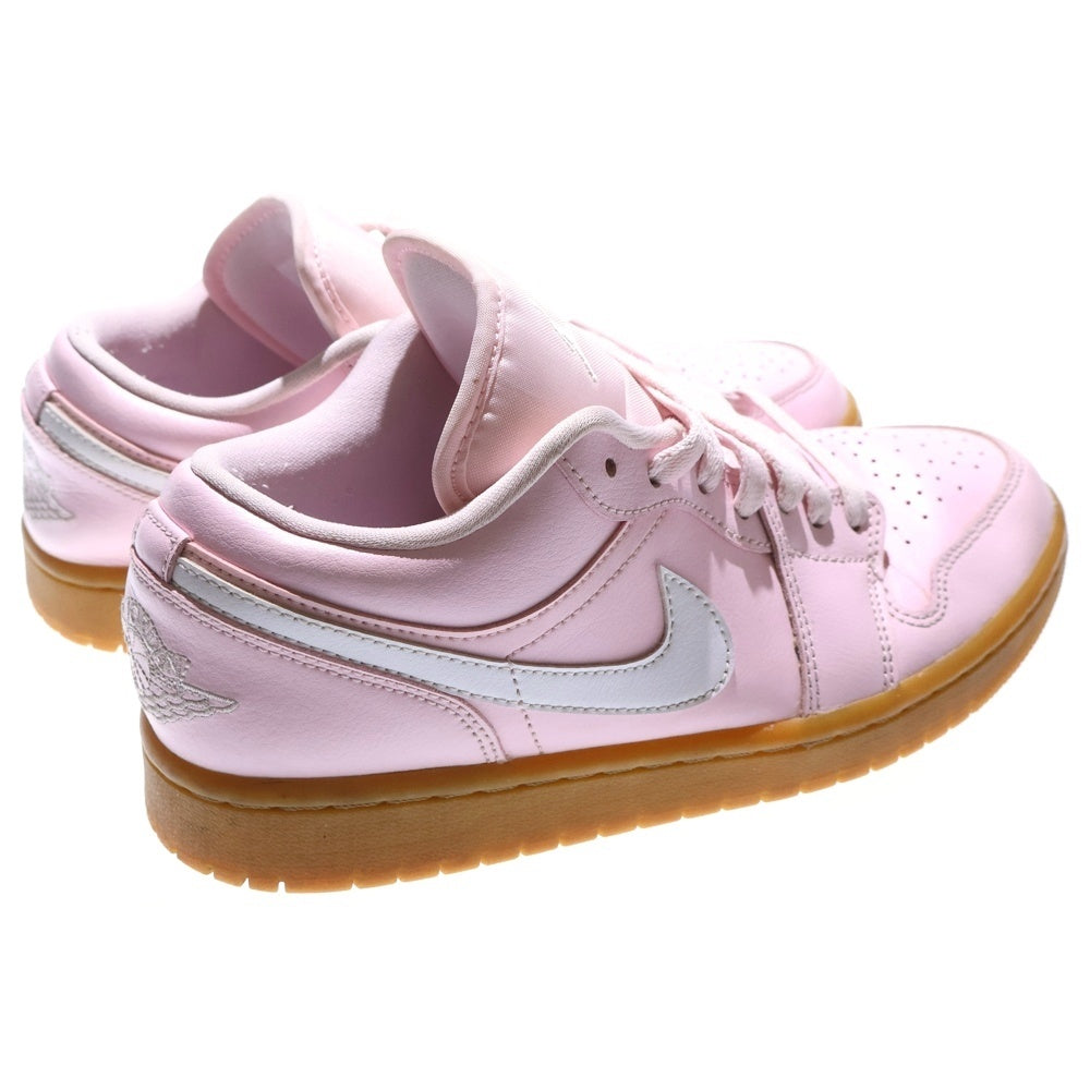 NIKE(ナイキ) WMNS AIR JORDAN 1 LOW ARCTIC PINK GUM LIGHT BROWN エアジョーダン ローカットスニーカー ピンク US9/26.0cm DC0774-601