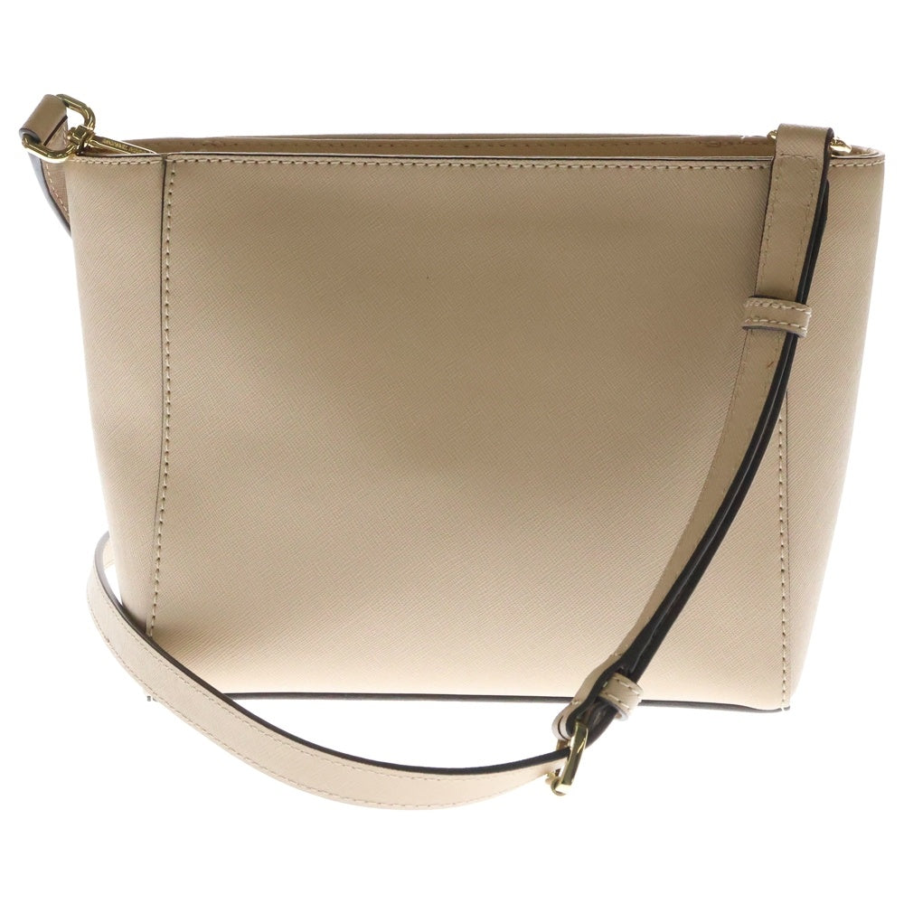 MICHAEL KORS(マイケルコース) HAMILTON ハミルトン トラベラー ミディアム トップジップ メッセンジャー ショルダーバッグ ベージュ 35F7GHXM2L
