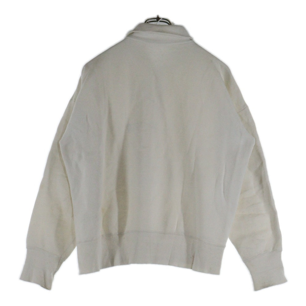 VINTAGE(ヴィンテージ) 50s SPORTSWEAR H/Z SWEAT SHIRTS ハーフジップ スウェット長袖シャツ ホワイト