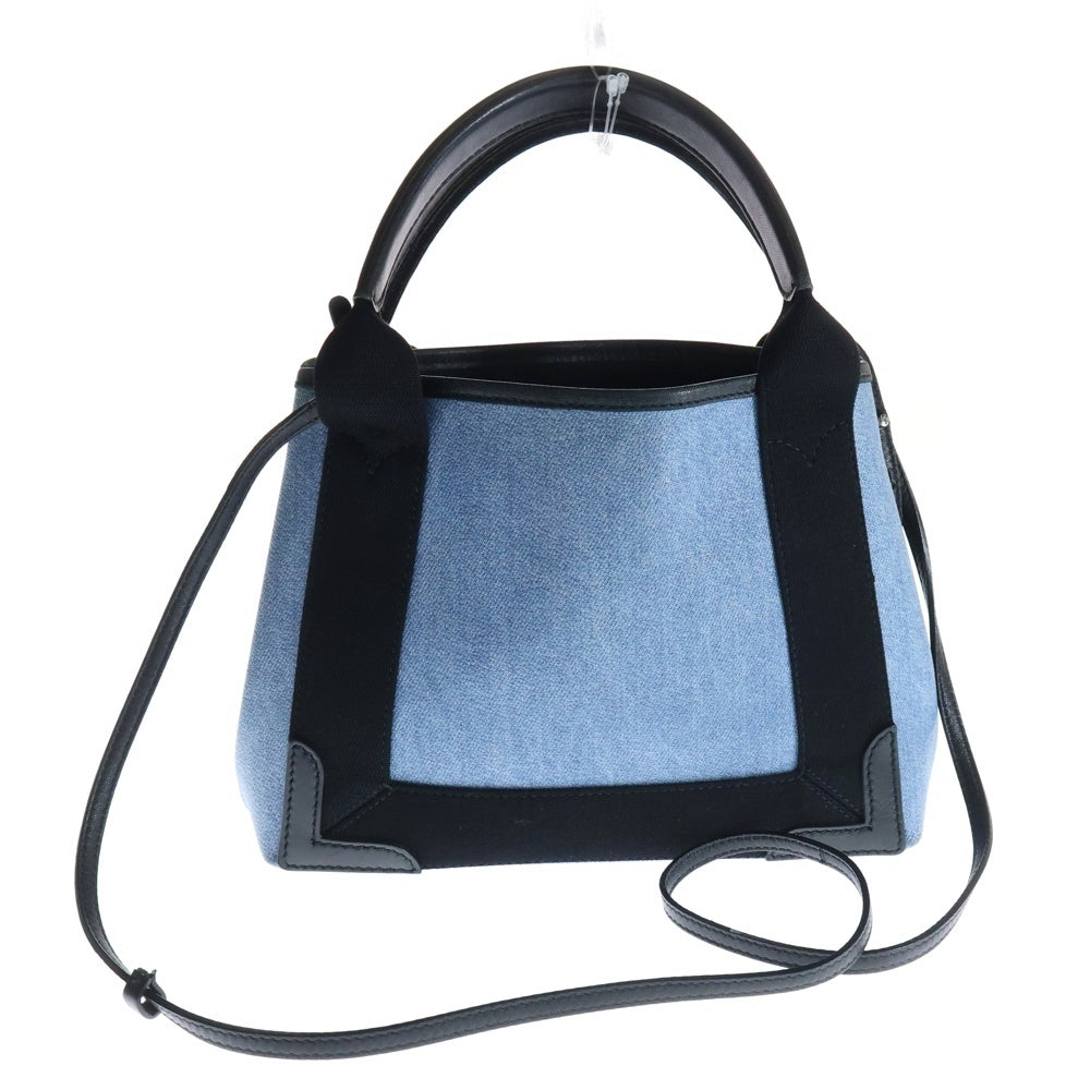 BALENCIAGA(バレンシアガ) ネイビーカバスXS キャンバス トートバッグ インディゴ 390346