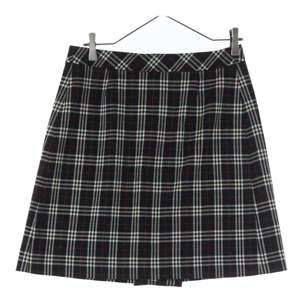 BURBERRY BLUE LABEL(バーバリーブルーレーベル) チェック柄 スカート ブラック レディース