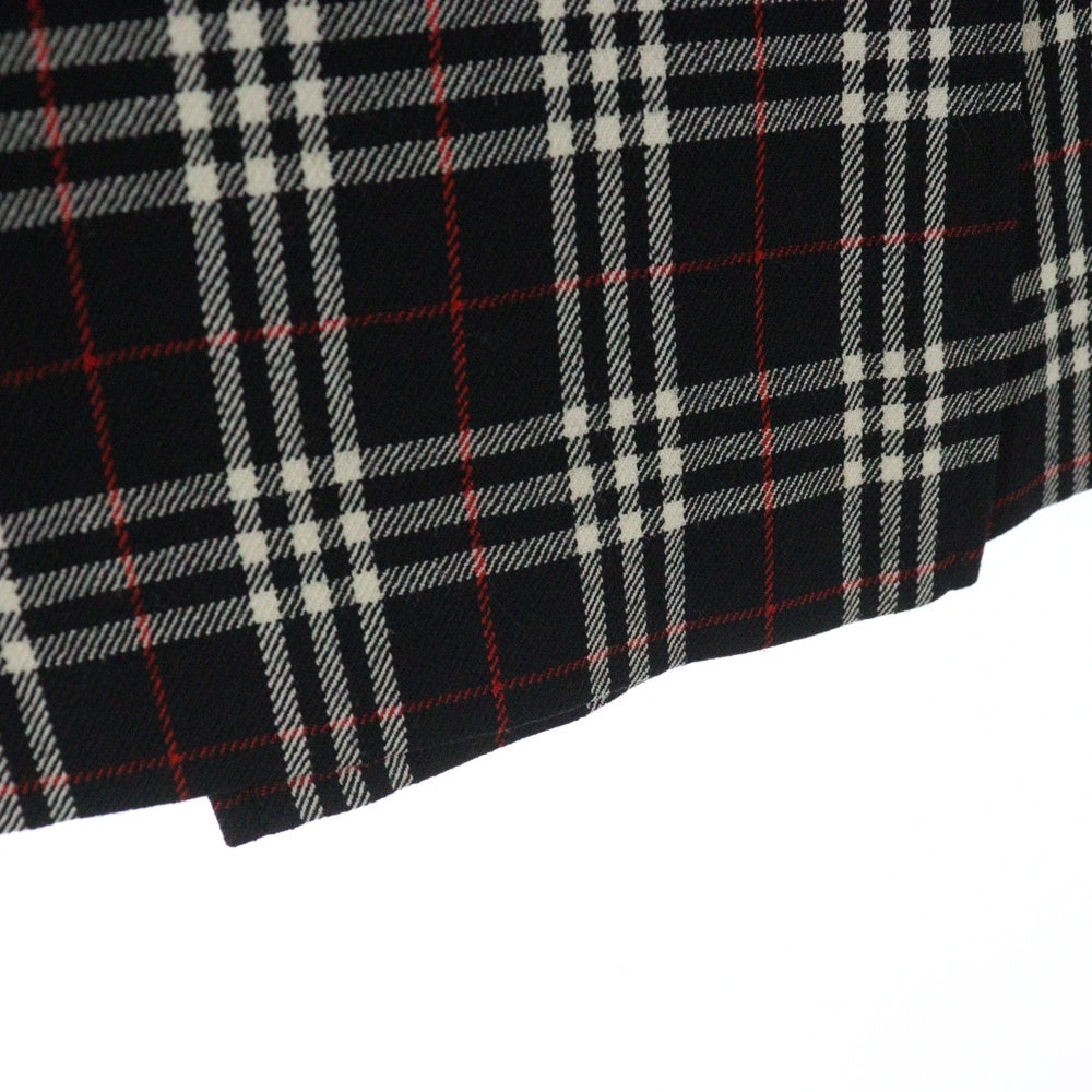 BURBERRY BLUE LABEL(バーバリーブルーレーベル) チェック柄 スカート ブラック レディース