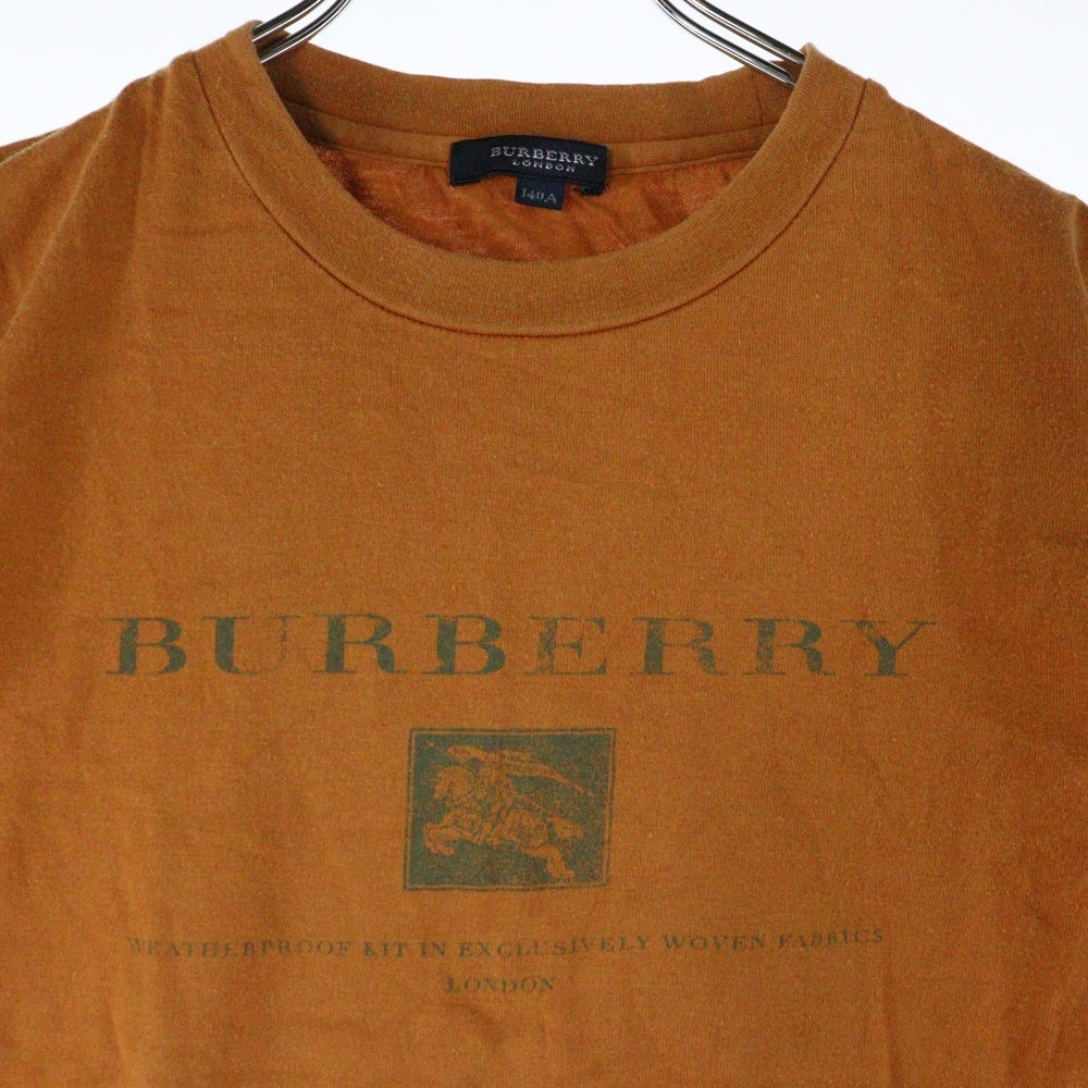 BURBERRY LONDON(バーバリーロンドン) フロントロゴ Tシャツ カットソー オレンジ キッズ