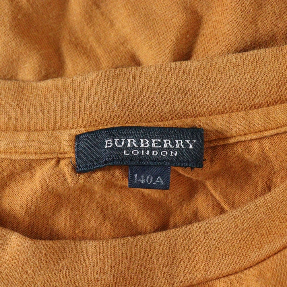BURBERRY LONDON(バーバリーロンドン) フロントロゴ Tシャツ カットソー オレンジ キッズ