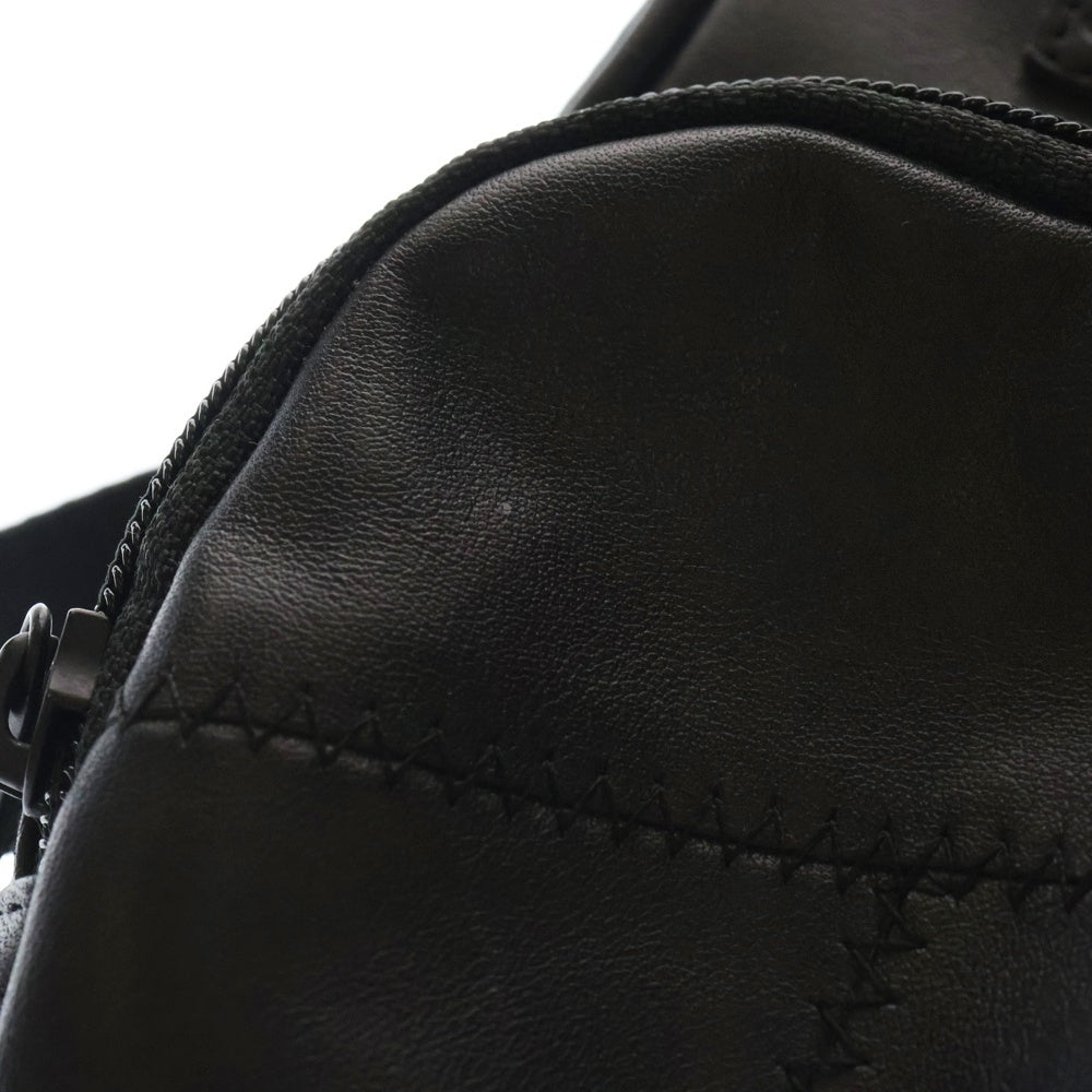 SUPREME(シュプリーム) 19AW Patchwork Leather Shoulder Bag パッチワーク レザー ショルダーバッグ ブラック