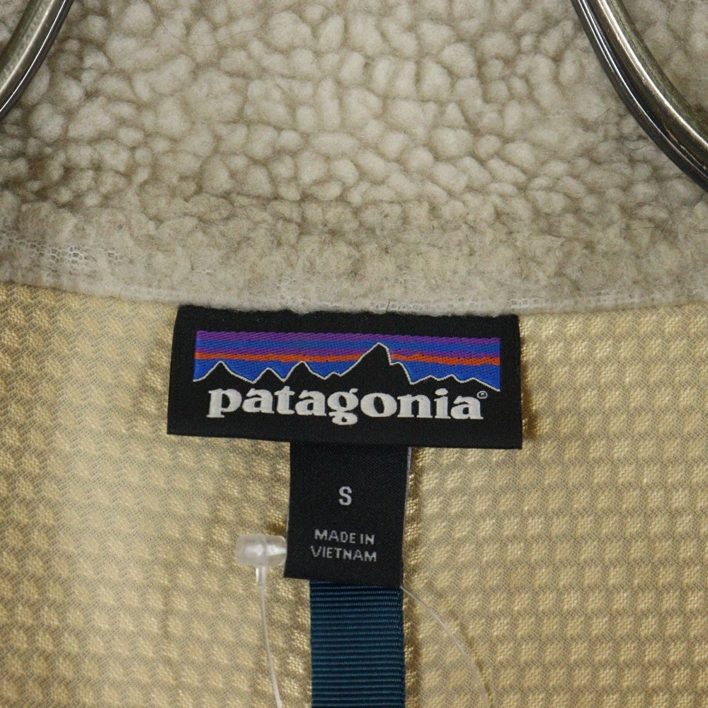 PATAGONIA(パタゴニア) Classic Retro-X Vest ジップアップ ノースリーブ フリースベスト アイボリー 23048FA19