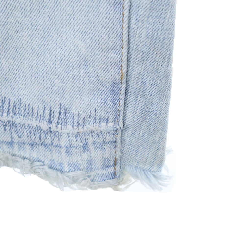 GALLERY DEPT.(ギャラリーデプト) 90210 La Flare Jeans ラ フレア 再構築デニムボタンフライ ダメージ加工フレアロングデニムパンツ インディゴブルー