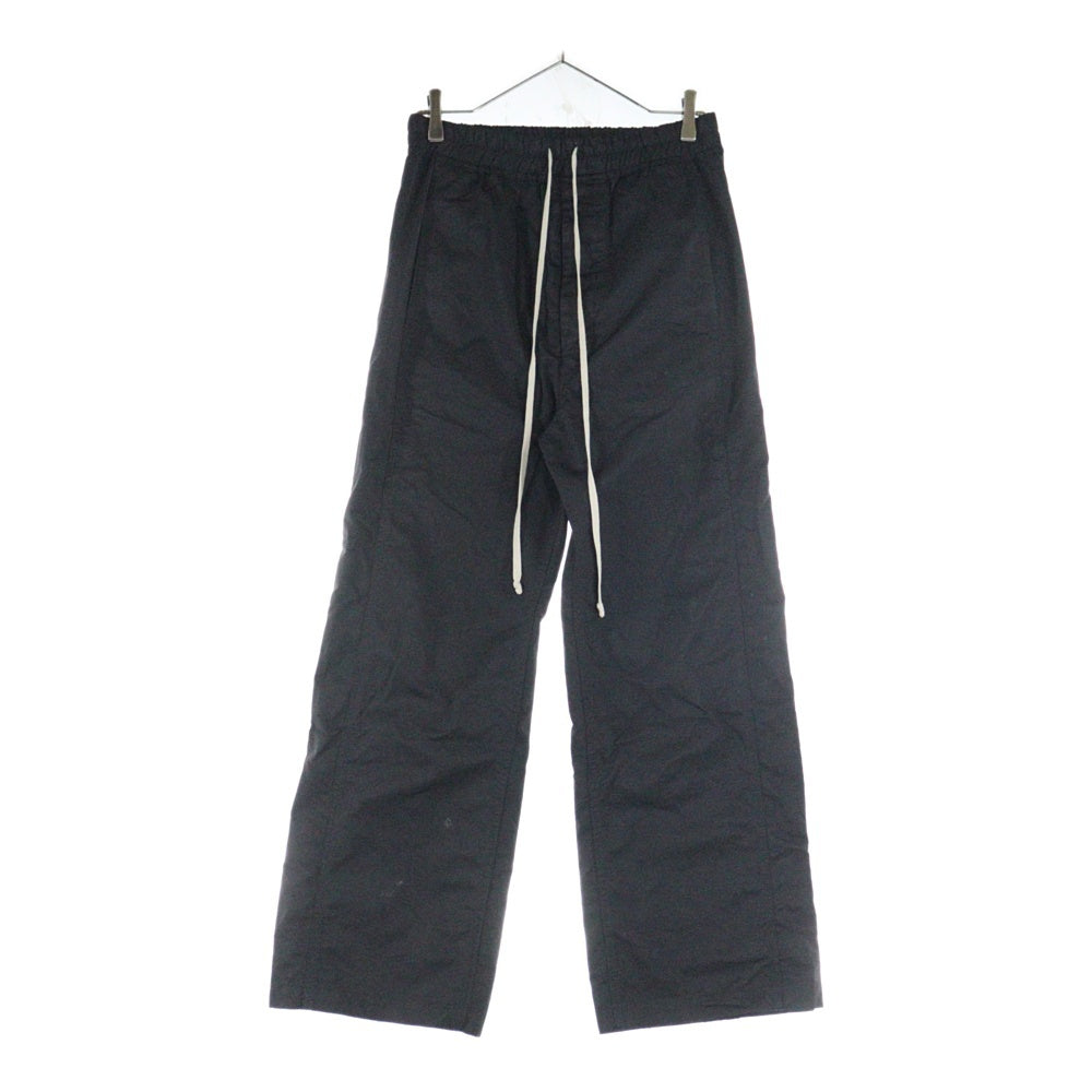 DRKSHDW(ダークシャドウ) 22SS PUSHER PANTS サイドボタンナイロンプッシャーロングパンツ ブラック DU01B7393-MU