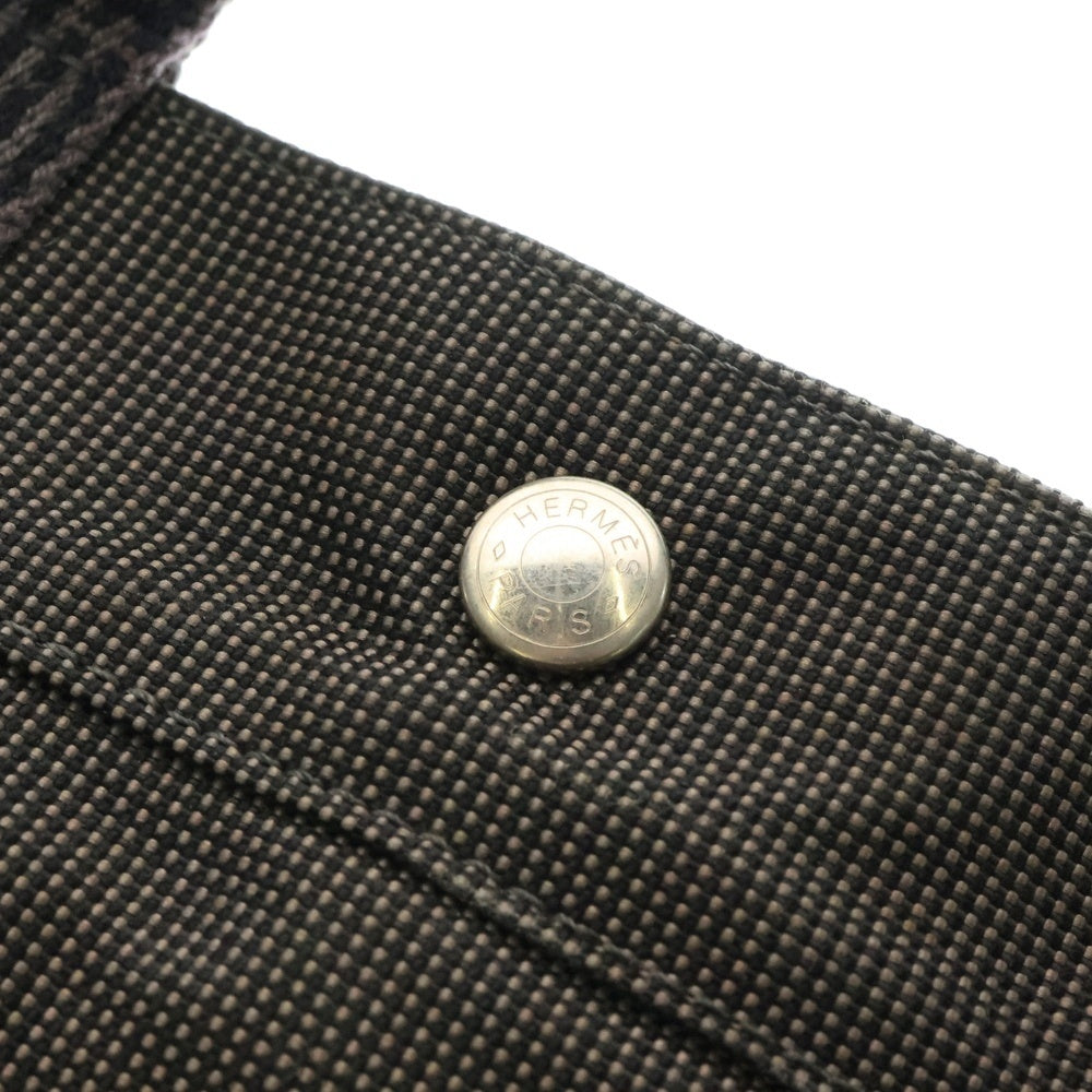HERMES(エルメス) エールラインMM ハンドバッグ キャンバス グレー