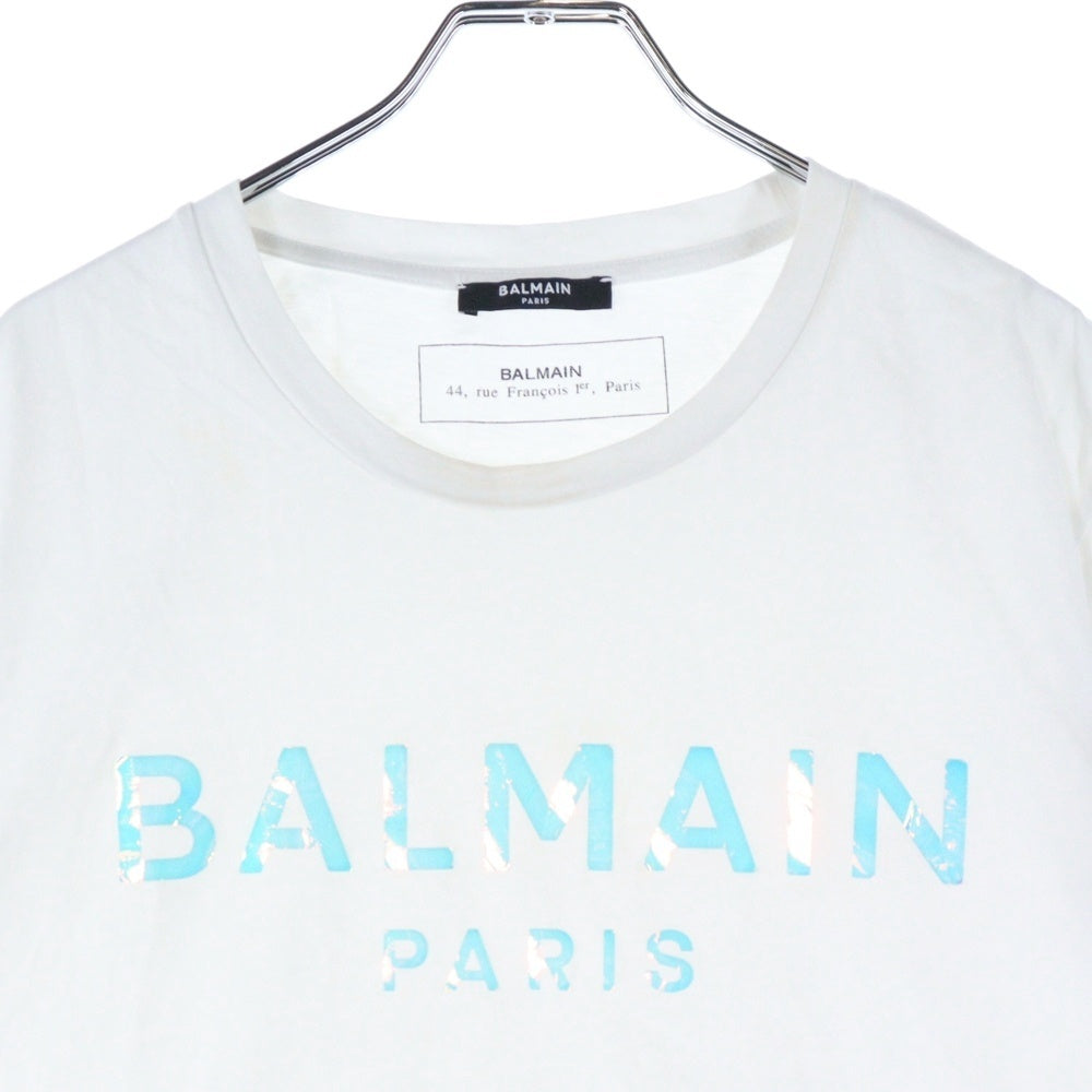 BALMAIN(バルマン) ミラージュロゴ Tシャツ 半袖カットソー ホワイト