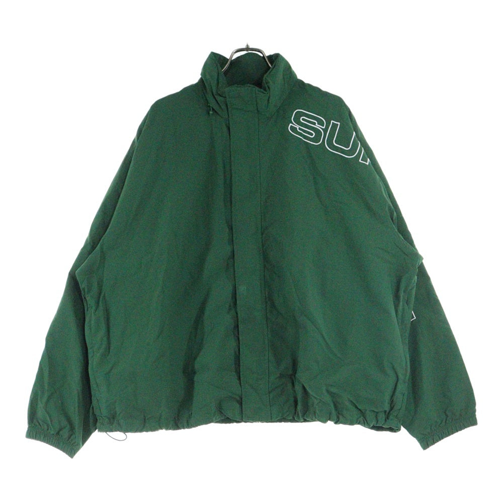 SUPREME(シュプリーム) 24AW Spellout Embroidered Track Jacket スペルアウト エンブロイダード トラックジャケット グリーン