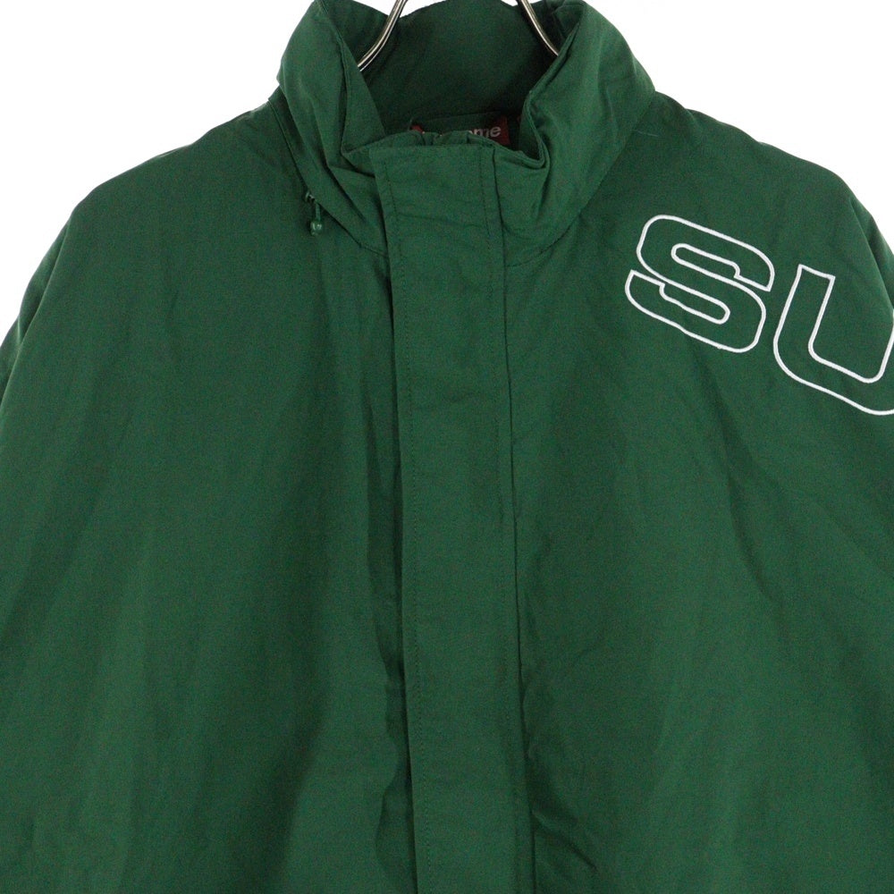 SUPREME(シュプリーム) 24AW Spellout Embroidered Track Jacket スペルアウト エンブロイダード トラックジャケット グリーン