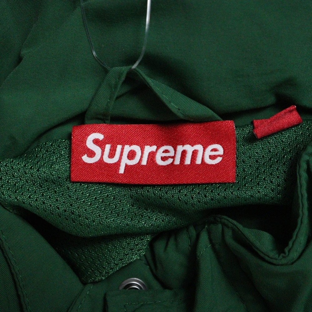 SUPREME(シュプリーム) 24AW Spellout Embroidered Track Jacket スペルアウト エンブロイダード トラックジャケット グリーン