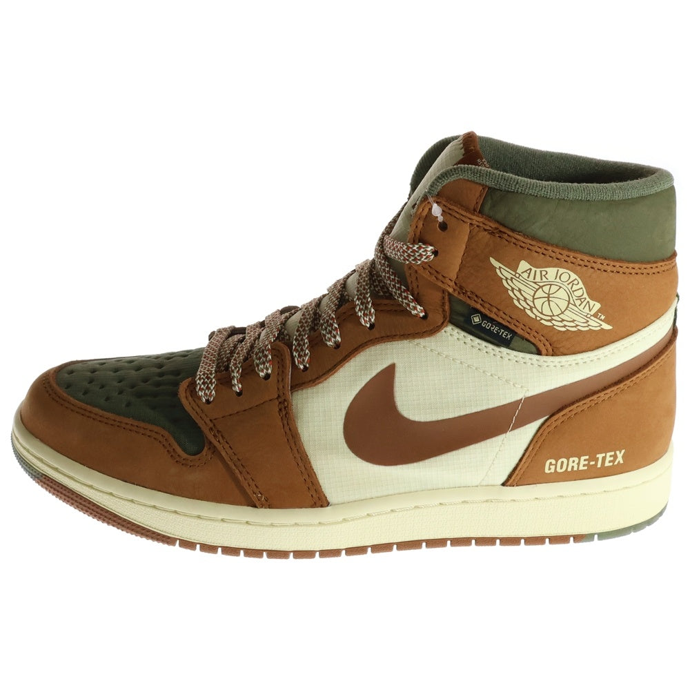 NIKE(ナイキ) AIR JORDAN 1 ELEMENT GORE-TEX エアジョーダン1 エレメント ゴアテックス ハイカットスニーカー US9/27cm DB2889-102 ブラウン