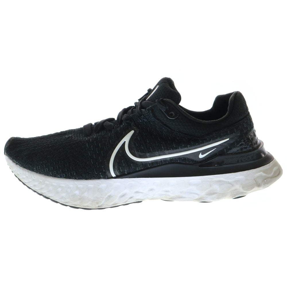 NIKE(ナイキ) React INFINITY RUN FlyKnit 3 ランニングシューズ ブラック US9/27.0cm DH5392-001