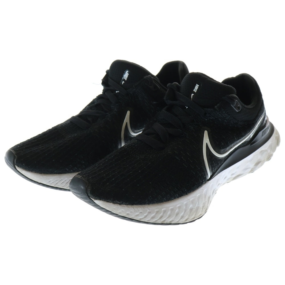 NIKE(ナイキ) React INFINITY RUN FlyKnit 3 ランニングシューズ ブラック US9/27.0cm DH5392-001