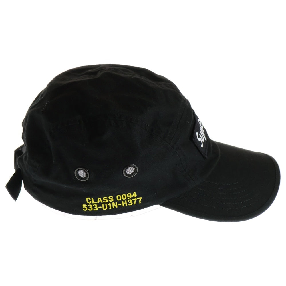 SUPREME(シュプリーム) 21SS Military Camp Cap ミリタリー ボックスロゴ キャンプキャップ 帽子 ブラック