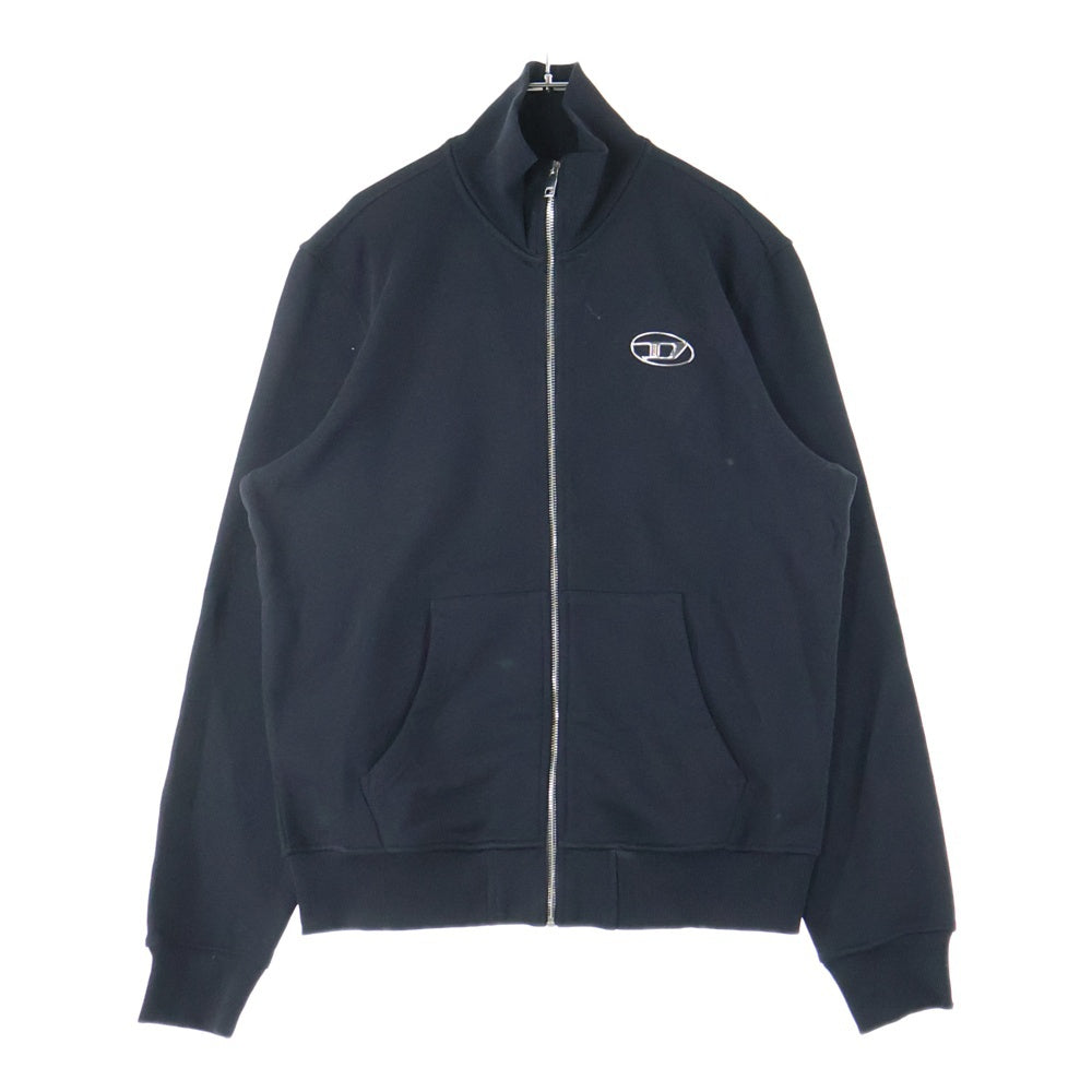 DIESEL(ディーゼル) S-GINNI-ZIP-OD ロゴプレート ジップアップジャケット ブラック A11439