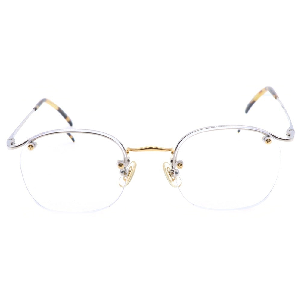 白山眼鏡店(ハクサンガンキョウテン) TITAN TWOPOINT BICOLOR チタン ツーポイント バイカラー アイウェア 眼鏡 メガネ シルバー ※度入り