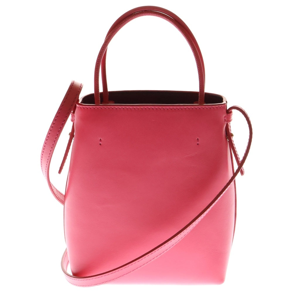 Chloe(クロエ) Sense MICRO TOTE センス マイクロトート バイカラー 2WAY ハンド ショルダーバッグ ピンク/レッド